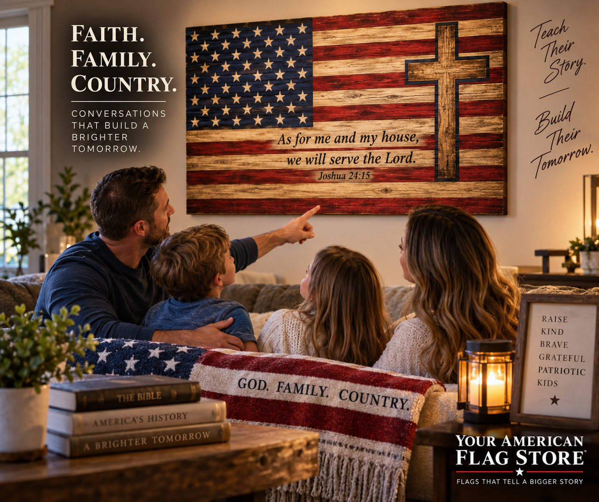 A Flag That Starts a Conversation: Faith, Family, and the Next Generation