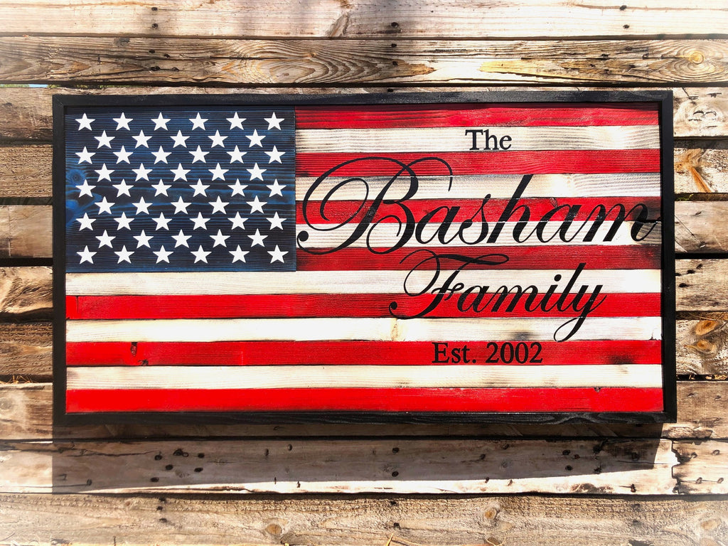 Patriotic Family Flag
