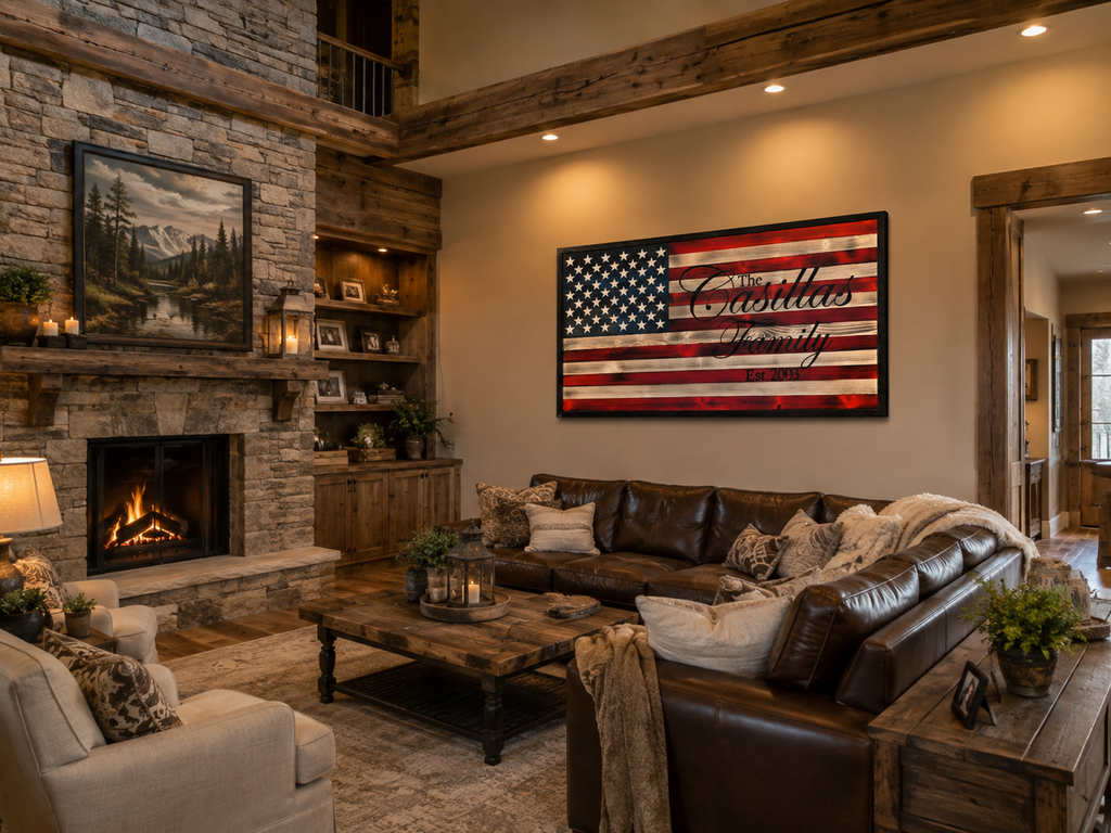 Patriotic Family Flag