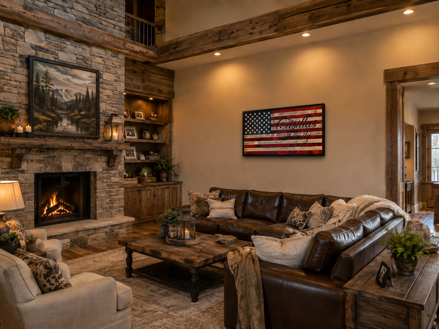 Patriotic Family Flag