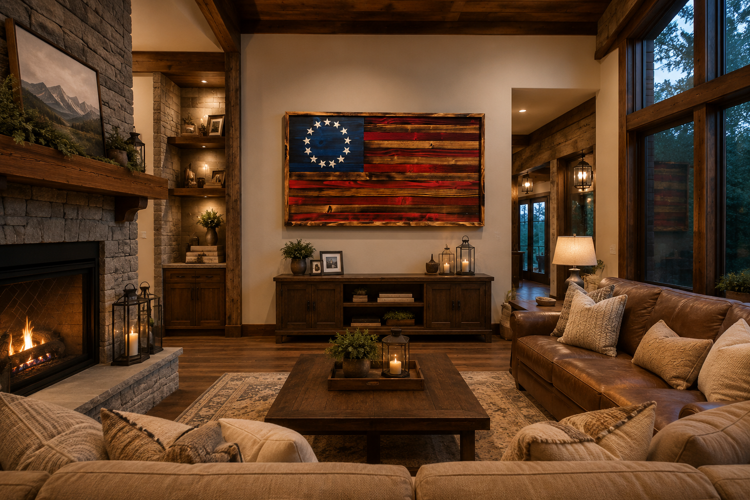 Rustic Old Glory