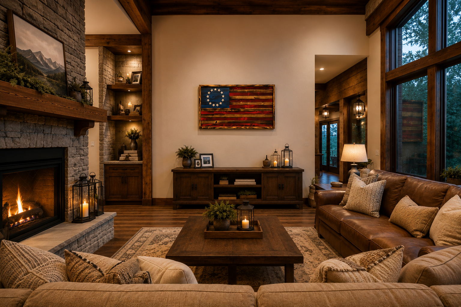 Rustic Old Glory