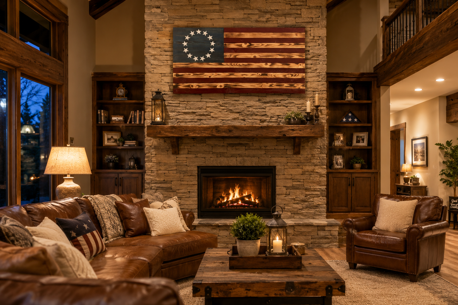 Rustic Cherry Old Glory