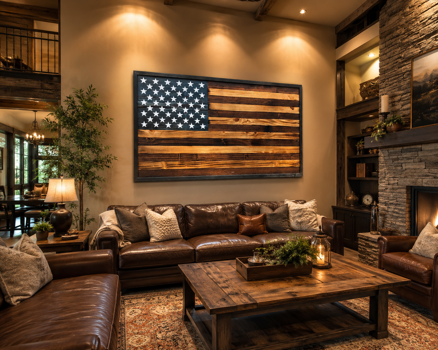 Rustic Walnut Old Glory