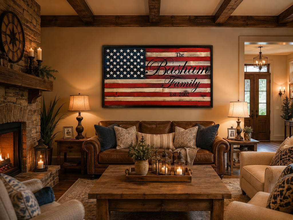 Patriotic Family Flag