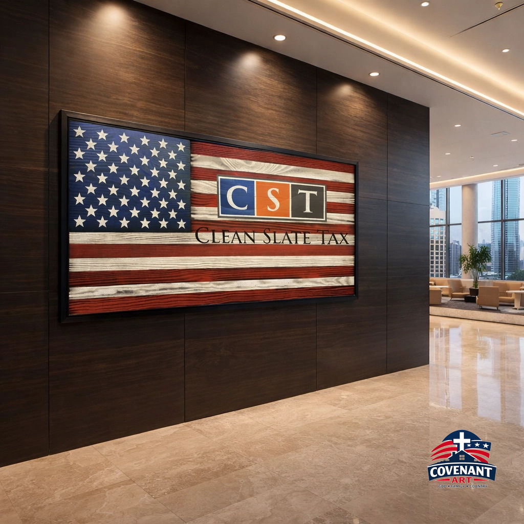Patriotic Business Flag