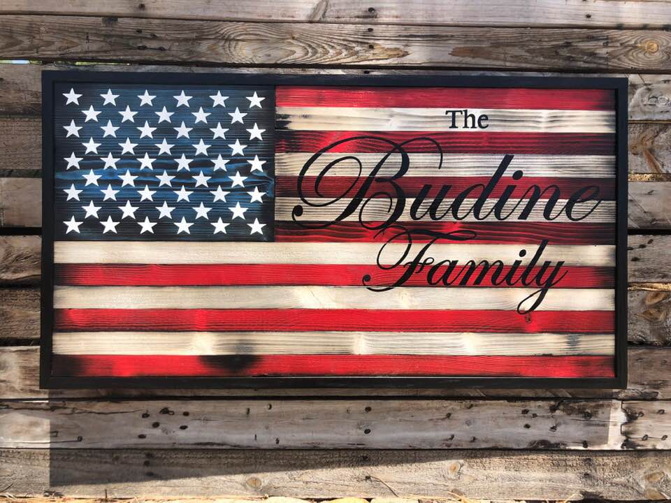 Patriotic Family Flag