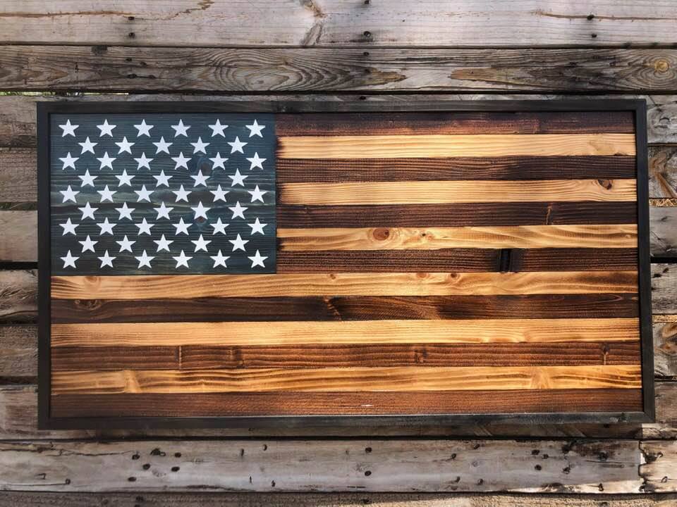 Rustic Walnut Old Glory