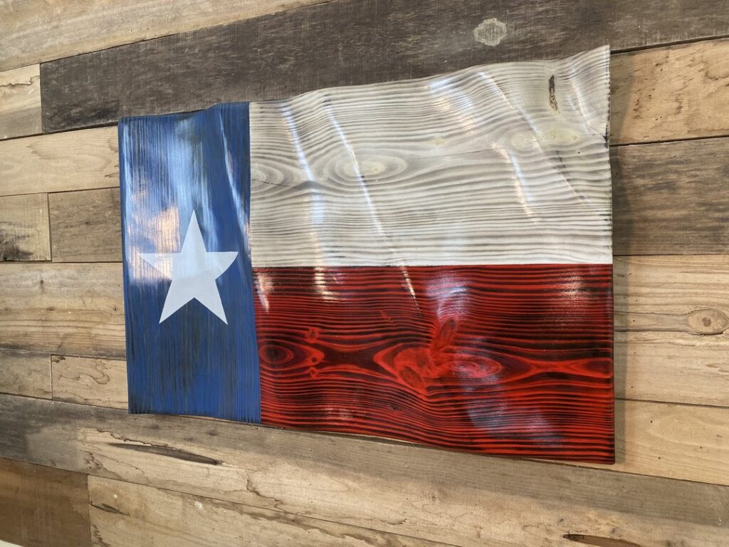 Hand Carved TEXAS Waving Flag – Your American Flag Store – Wood Flags ...